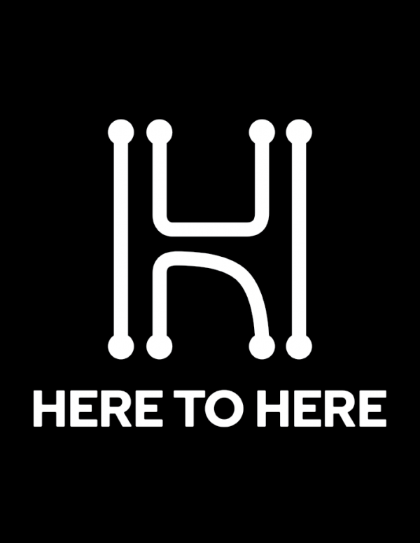 Here to Here logo.